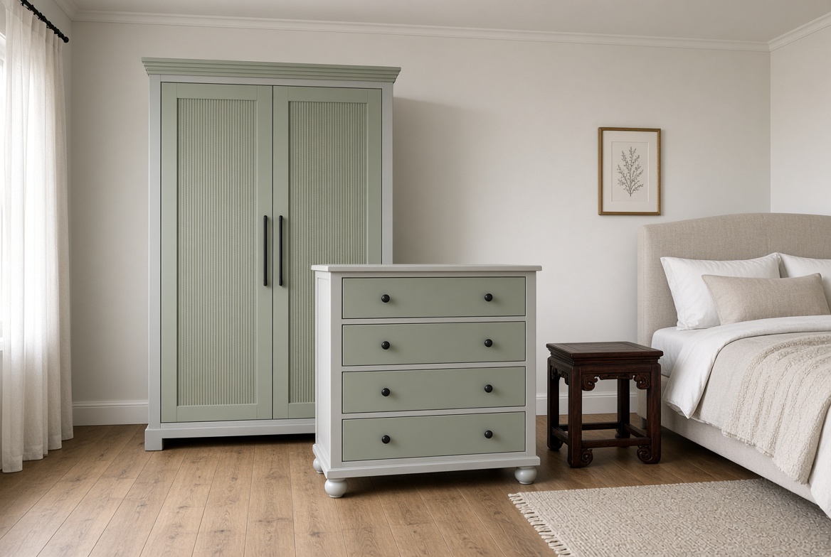 Detail of Four drawer chest