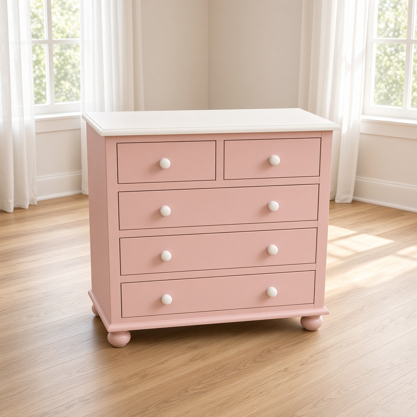 Pink/White